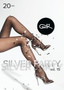SILVER PARTY 12, 13, 14, 15 - RAJSTOPY WZORZYSTE 20 DEN - 000.11T