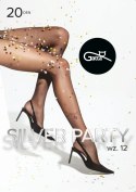 SILVER PARTY 12, 13, 14, 15 - RAJSTOPY WZORZYSTE 20 DEN - 000.11T