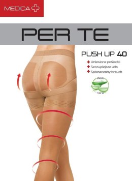 PT - MEDICA PUSH-UP 40 DEN - RAJSTOPY LYCRA NASĄCZANE ALOESEM