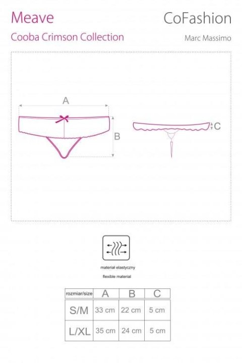 PANTY MEAVE CF 90391 COOBA CRIMSON COLLECTION PANTY MEAVE CF 90391 COOBA CRIMSON COLLECTION